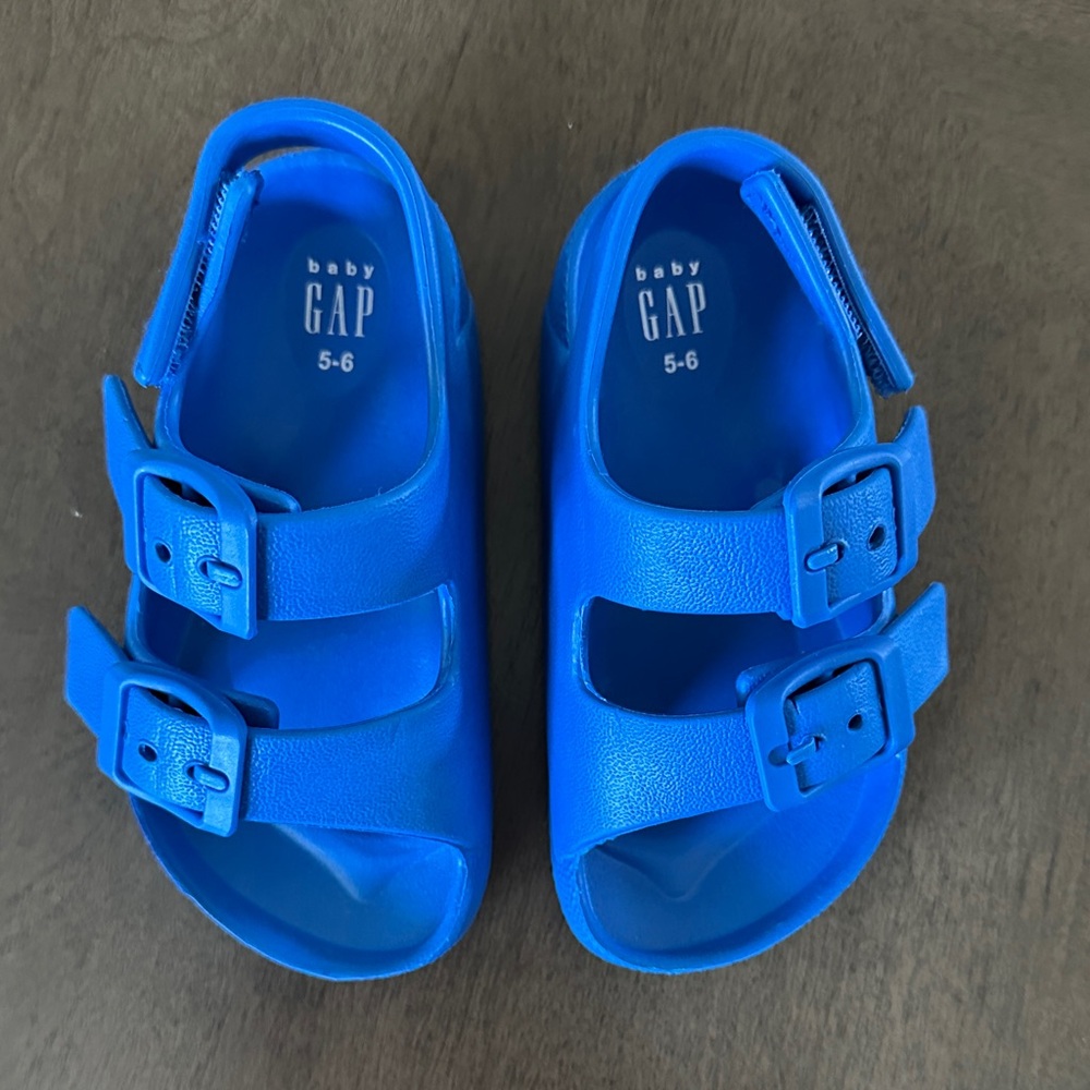 GAP Kids Bright Blue Sandals